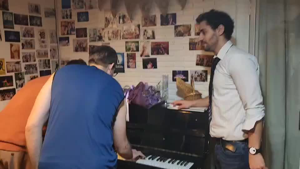 A little bit of improvised in the moment magic happened after the shoot for the Showcase of the Fundamentals of Acting…
