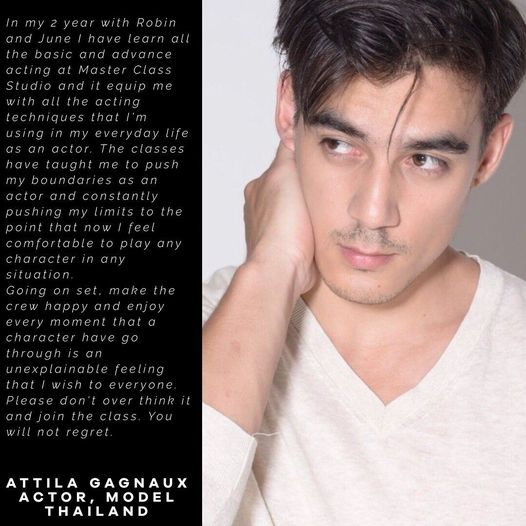 In my 2 year with Robin and June I have learn all the basic and advance acting at Master Class Studio and it equip me wi…