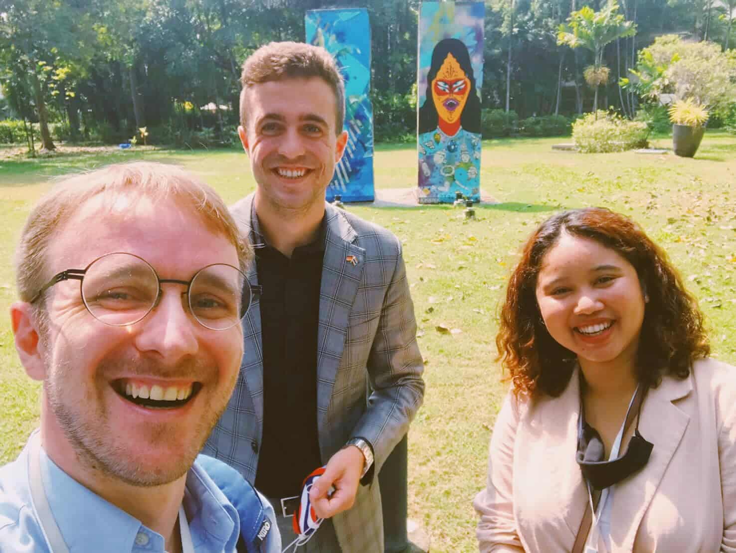 Yesterday we signed the contract with the German Embassy for two creative drama projects with less fortunate children. W…