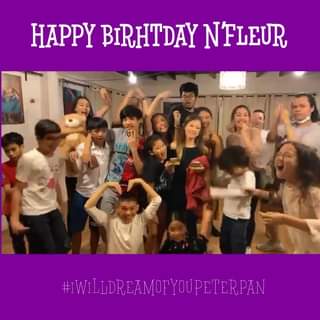 สุขสันต์วันเกิดนะคะน้องเฟลอร์
 แฟรี่น้อยของพี่ๆในปีเตอร์แพนโปรดักชั่น
#PeterPan
#ANewMusical
#IwillDreamOfYouPeterPan…