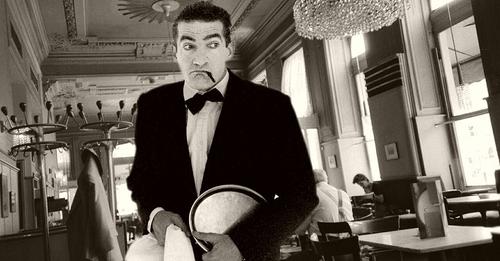 pantomime mime herr loop crazy waiter