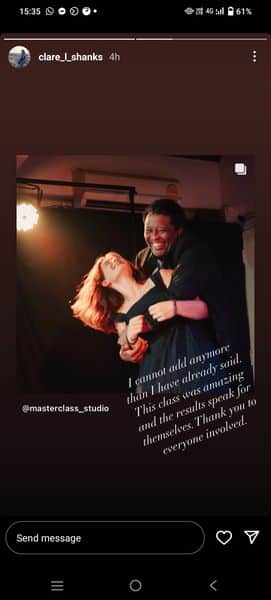Thank you so much to Garland and Clare for your feedback!
 Teaching acting is such a fulfilling process. Seeing my stude…
