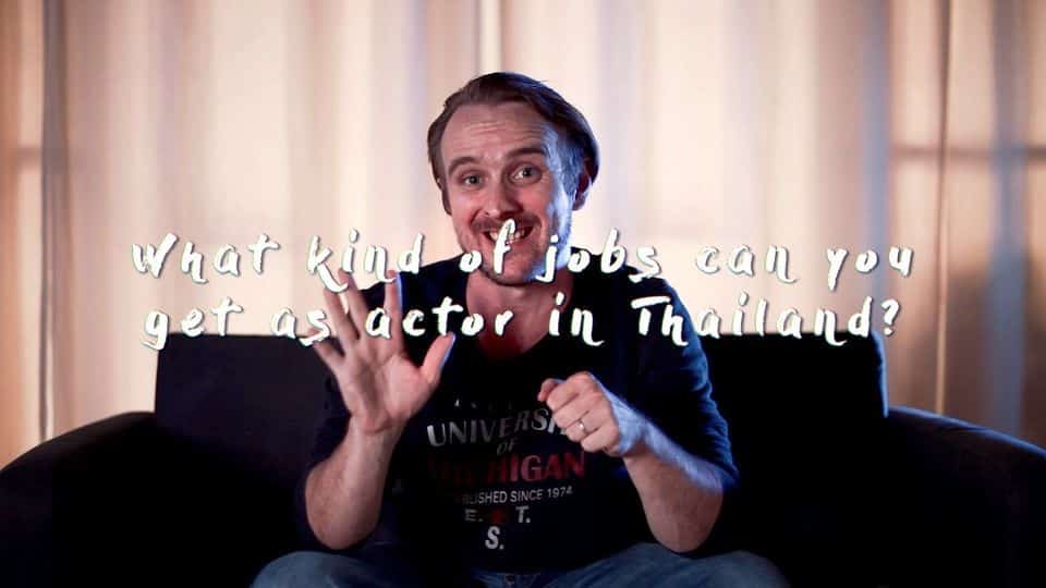 Episode 6: What kind of jobs can you get as actor in Thailand? (Part 1)
 These are the 5 main jobs you can get as actor …