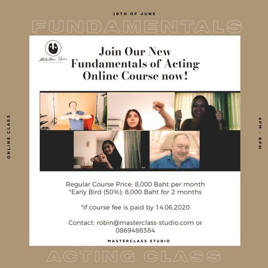 I love the craft of acting and I love sharing my passion with my students.
 Join this course only if you are serious abo…